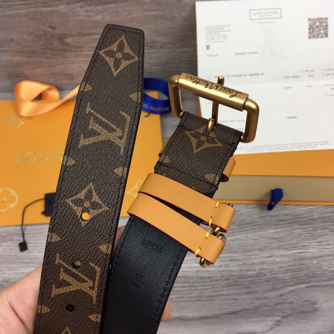 루이비통 시그니처 모노그램 벨트 3.5cm MP134