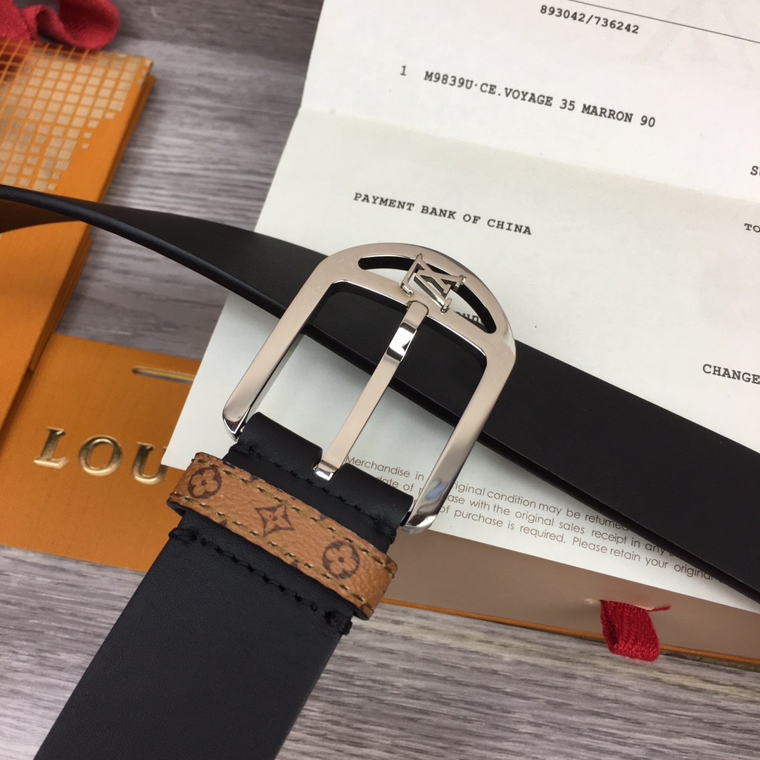 루이비통 미니 LV로고 벨트 3.5cm M0461 2컬러