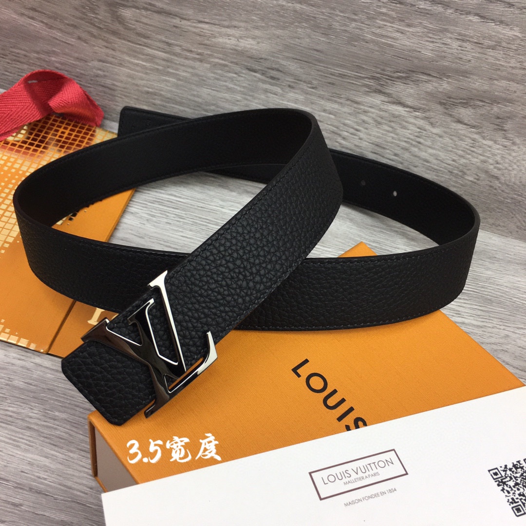 루이비통 LV버클 리치 무늬 리버시블 벨트 3.5cm 2컬러