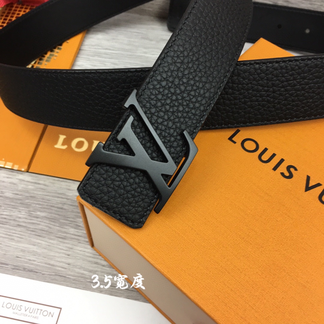 루이비통 LV버클 리치 무늬 리버시블 벨트 3.5cm 2컬러