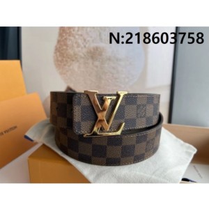 루이비통 LV 이니셜 다미에 클램프 벨트 40mm