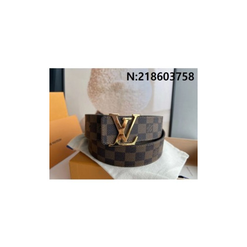 루이비통 LV 이니셜 다미에 클램프 벨트 40mm