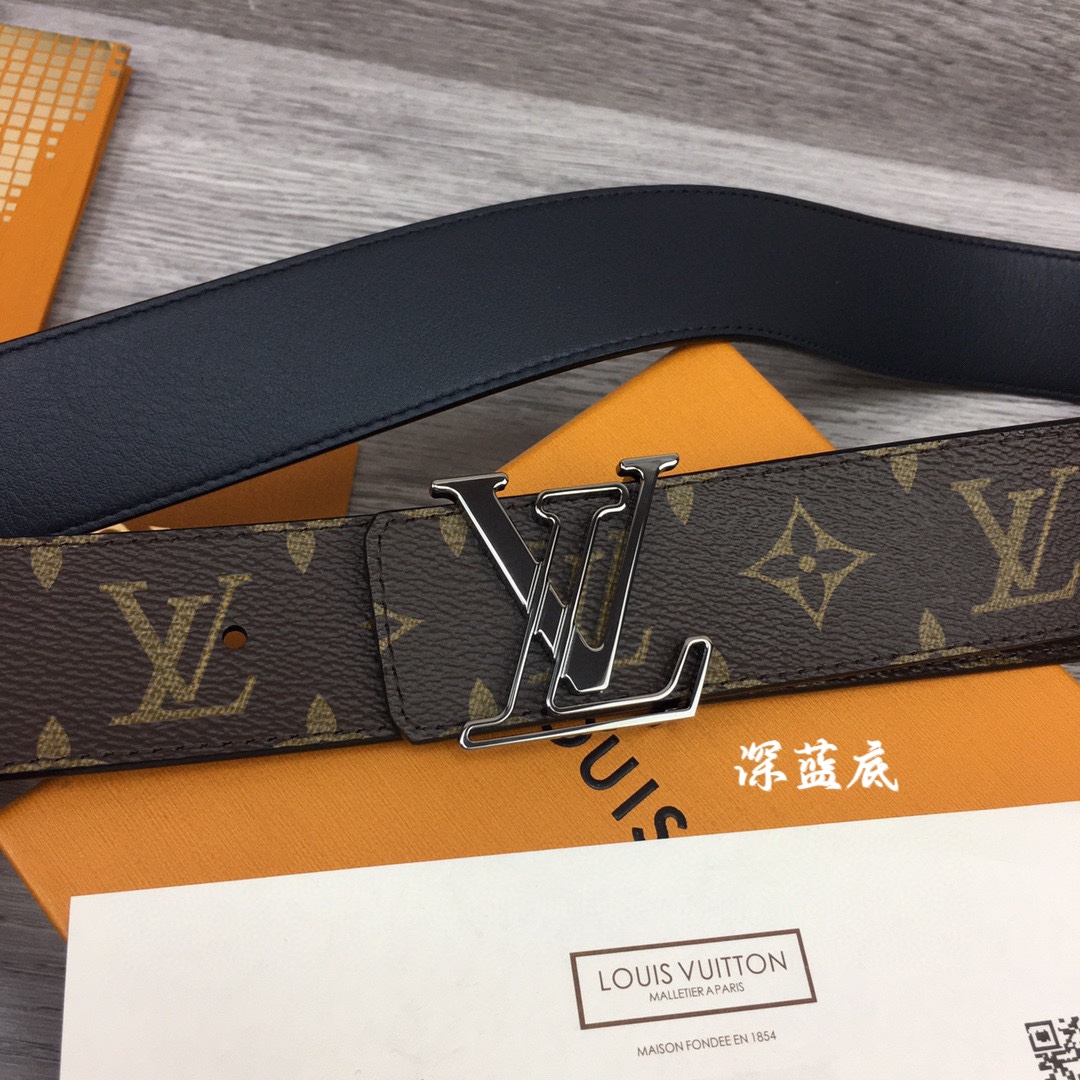 루이비통 LV 라인 모노그램 리버시블 벨트 3컬러 M0635 4cm