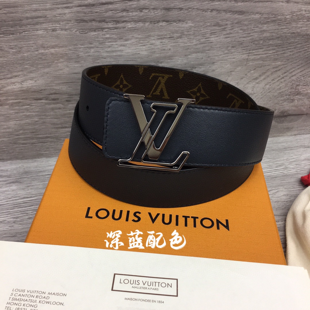 루이비통 LV 라인 모노그램 리버시블 벨트 3컬러 M0635 4cm