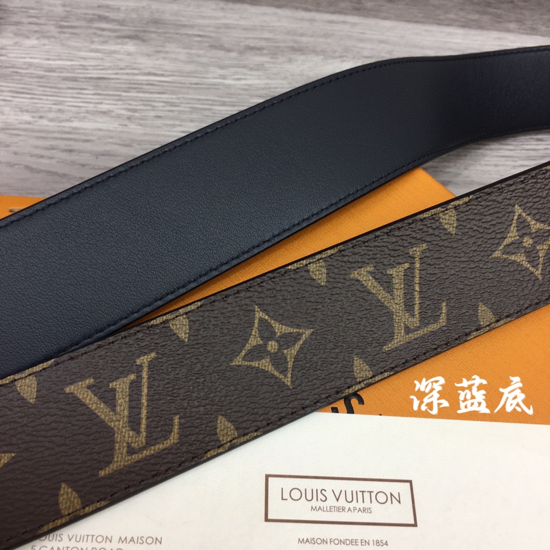 루이비통 LV 라인 모노그램 리버시블 벨트 3컬러 M0635 4cm
