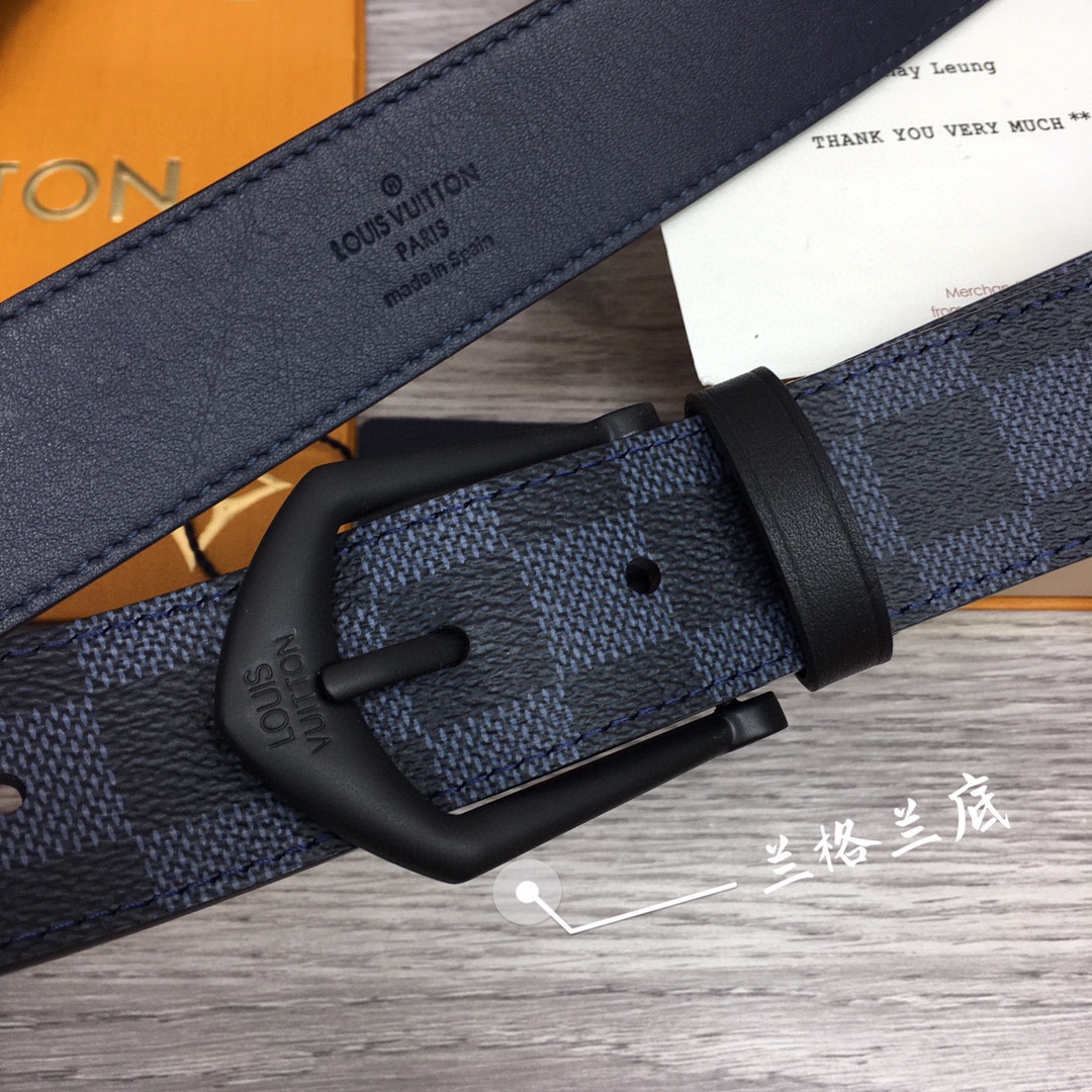 루이비통 23SS 모노그램 체커보드 벨트 3.5cm