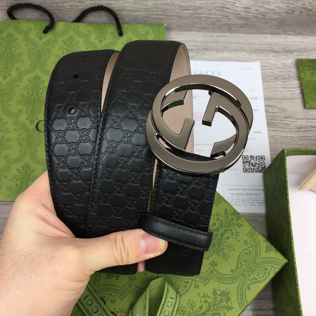 구찌 엠보 GG로고 벨트 5컬러 4cm