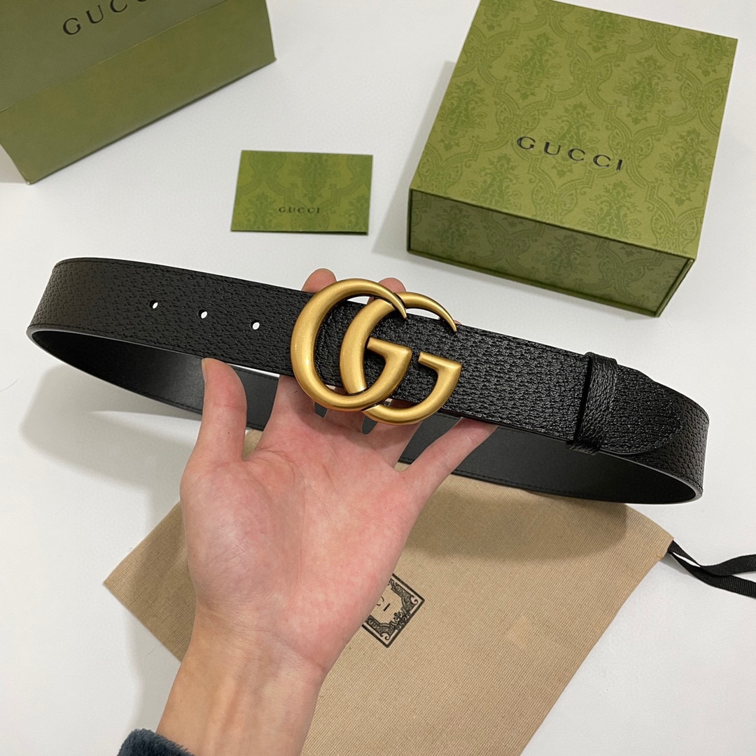 구찌 빈티지 GG로고 4cm 벨트 2컬러