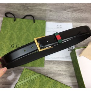 구찌 벨트 가죽 웹 495125 3.5cm