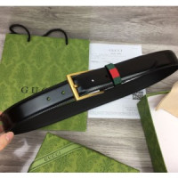 구찌 벨트 가죽 웹 495125 3.5cm