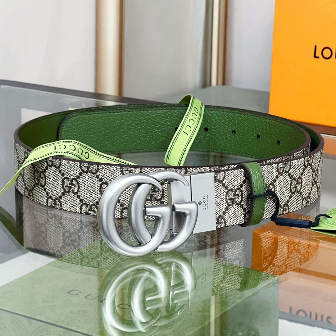 구찌 마몬트 GG버클 양면 벨트 627055 2컬러 3.7cm