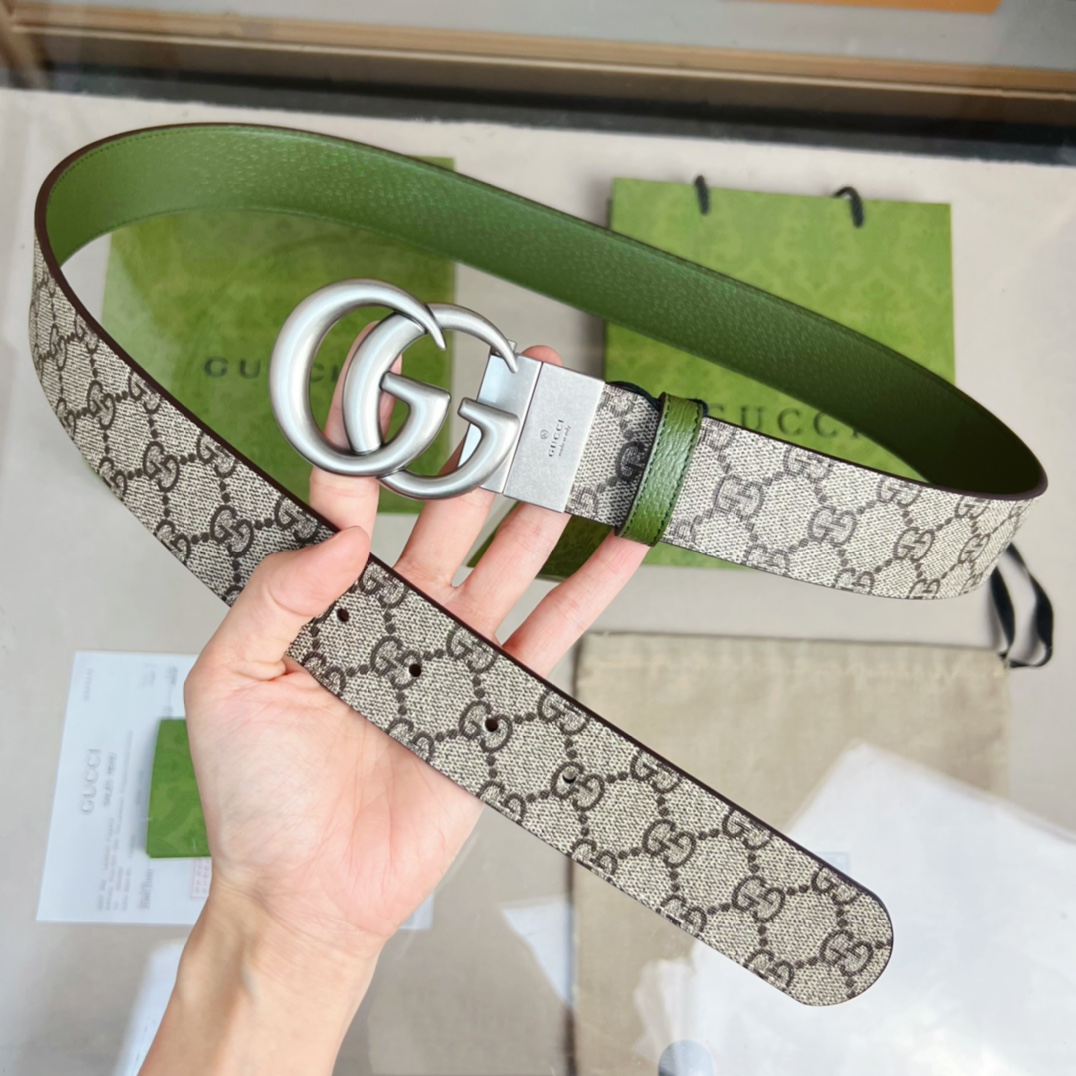 구찌 마몬트 GG버클 양면 벨트 627055 2컬러 3.7cm