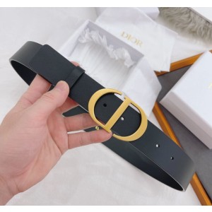 구찌 골드 CD버클 레더 벨트 3.5cm