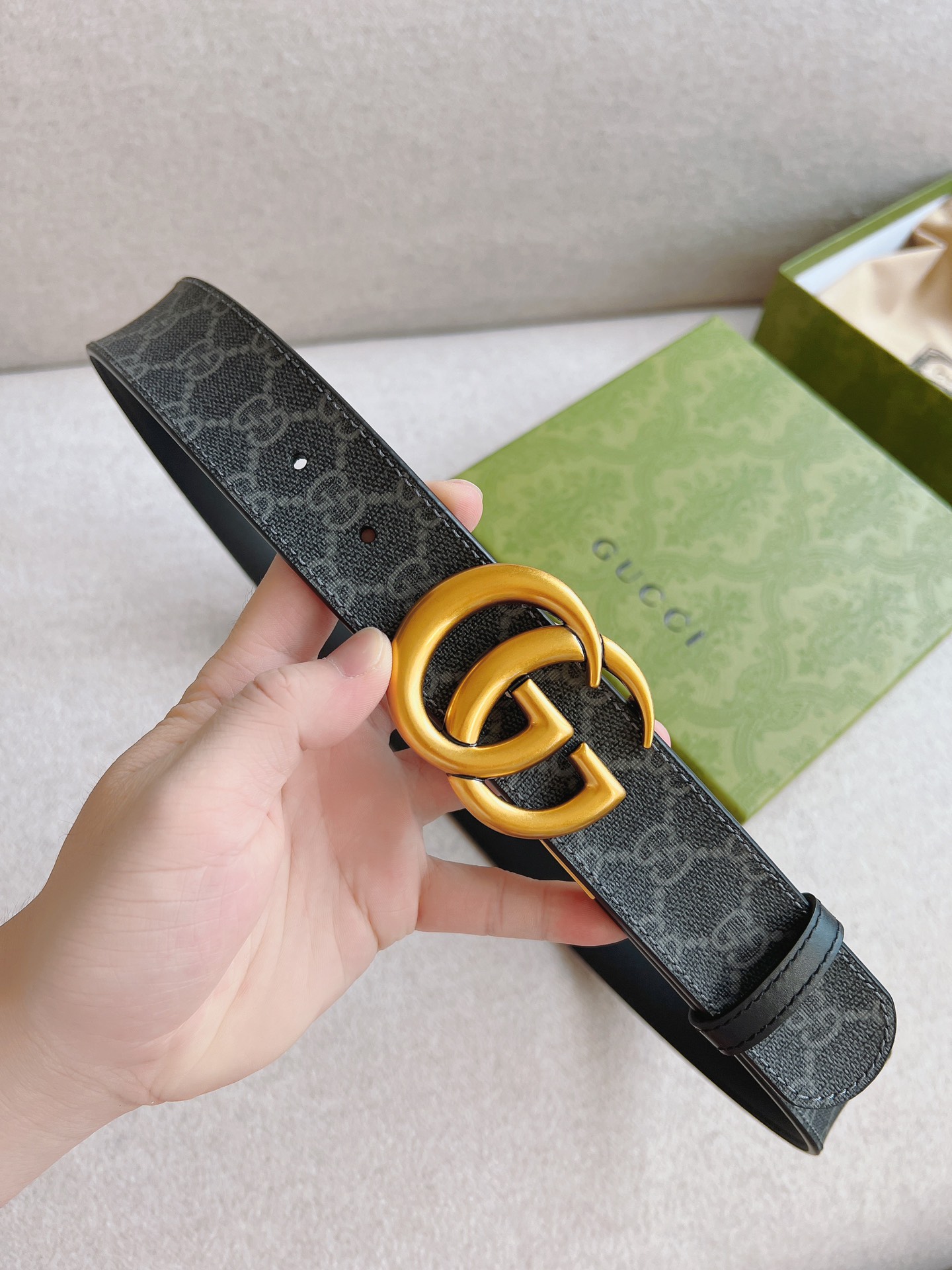 구찌 GG버클 리버시블 벨트 3.8cm 2컬러