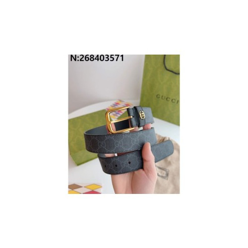구찌 GG로고 벨트 725307 2컬러 블랙 3.5cm