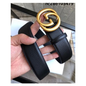 구찌 GG 마몬트 버클 레더 벨트 400593 2컬러 3.8cm