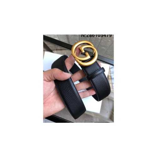 구찌 GG 마몬트 버클 레더 벨트 400593 2컬러 3.8cm