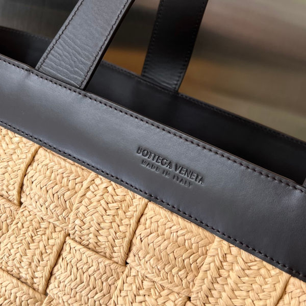 보테가 라피아 카세트 토트백