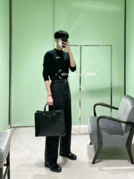 프라다 사피아노 토트 백