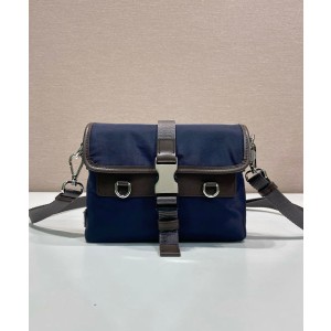 프라다 리나일론 및 사피아노 가죽 숄더 백(5color)