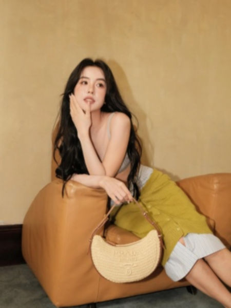 프라다 아르케 크로셰 숄더백