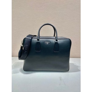 프라다 더블 레이어 브리프케이스
