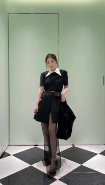 프라다 크리스털 장식 카드홀더(5color)