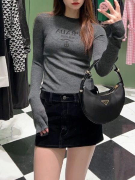 프라다 아르케 가죽 숄더백