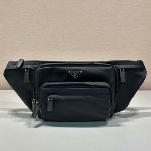 프라다 나일론 크로스 웨이스트 백