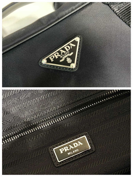 프라다 더블 핸들 토트 백