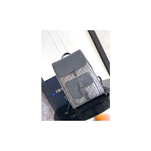 디올 그레이 오블리크 자카드 히트 더 로드 백팩