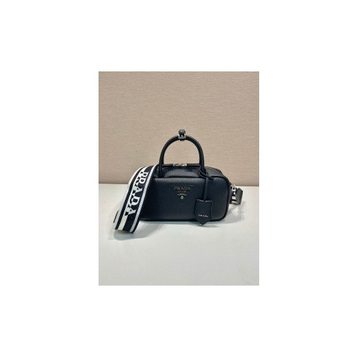 프라다 레더 탑 핸들백(3color)