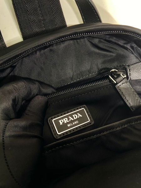 프라다 리나일론 사피아노 삼각로고 숄더 백팩