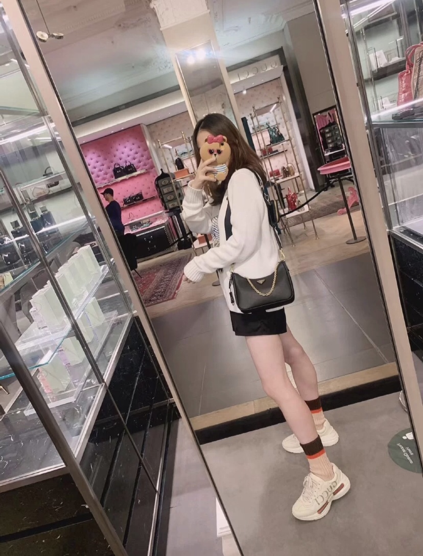 프라다 리에디션 리나일론 테수토 호보백