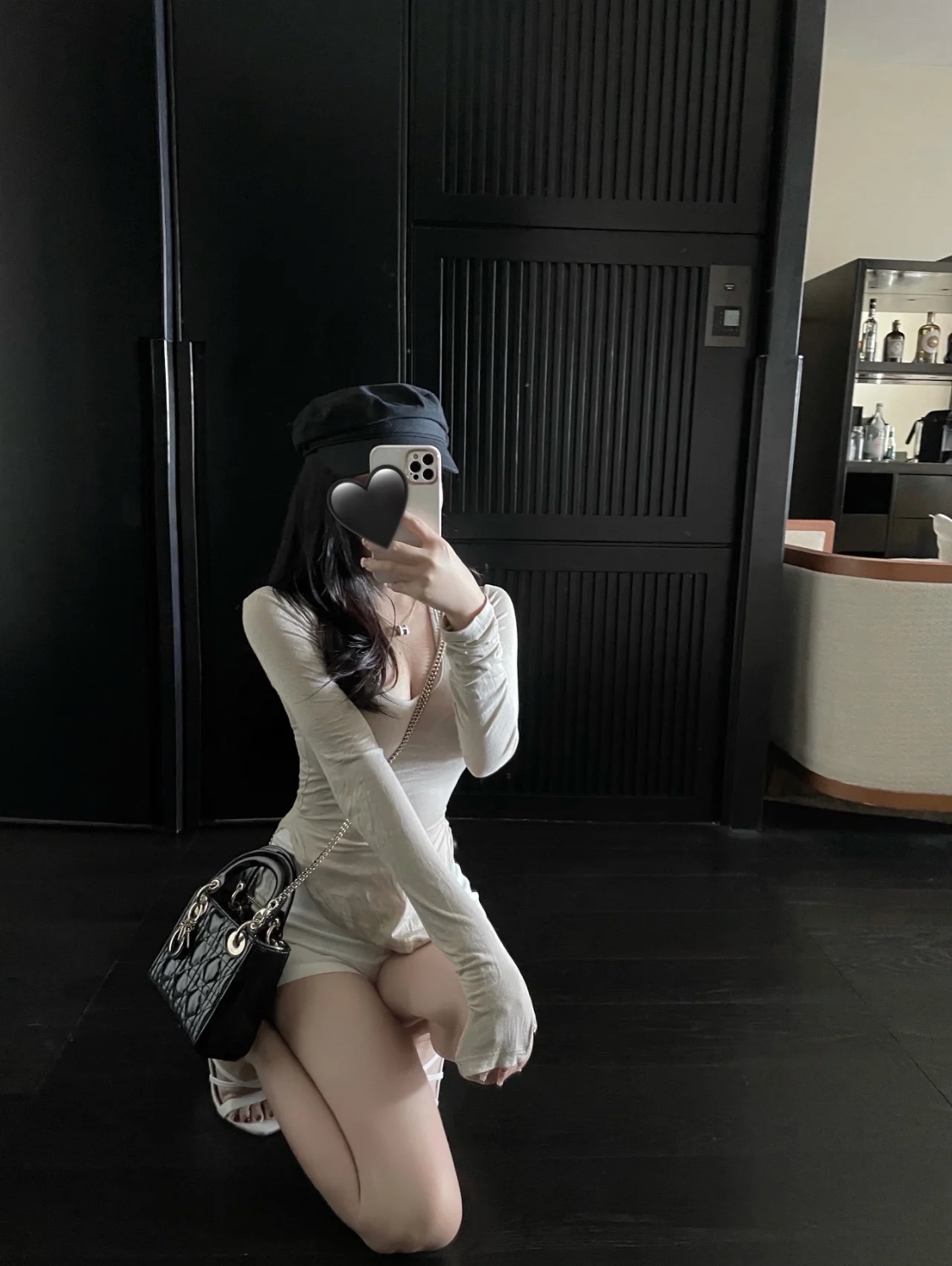D. 레이디 디올 까나쥬 미니백