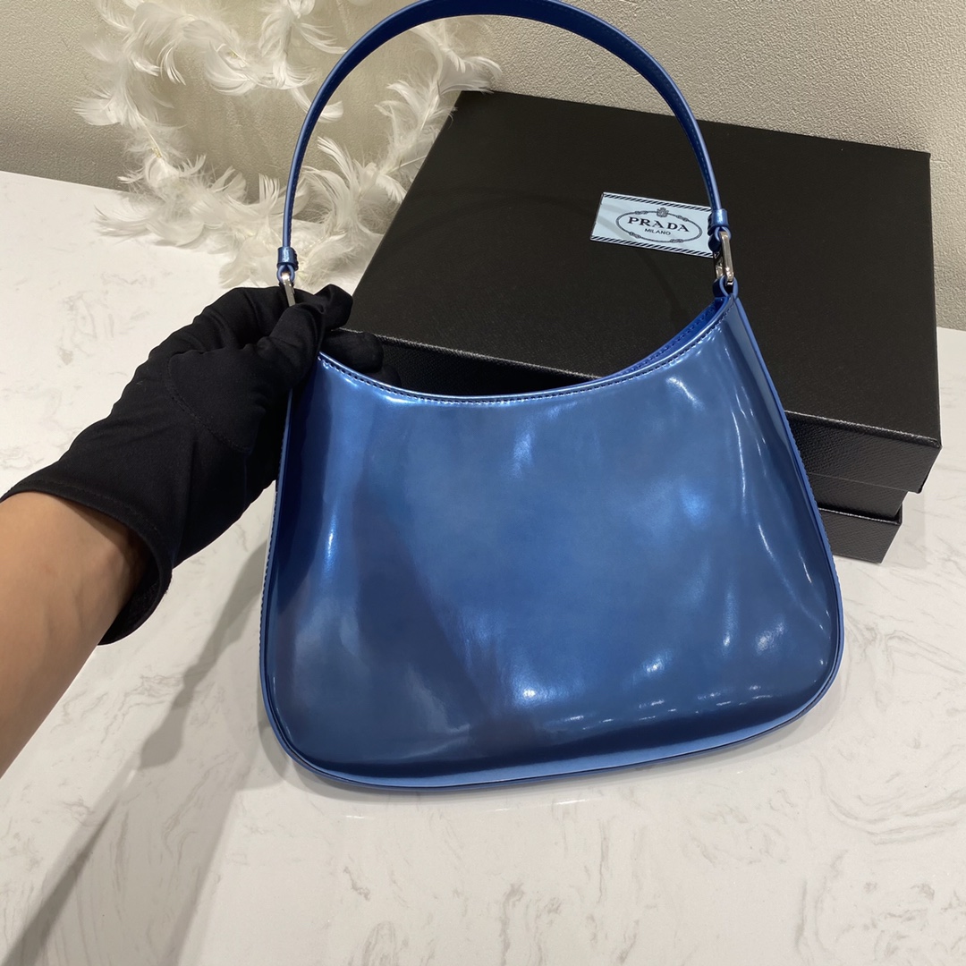 프라다 클레오 브러시드 호보백