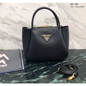 프라다 스몰 가죽 핸드백