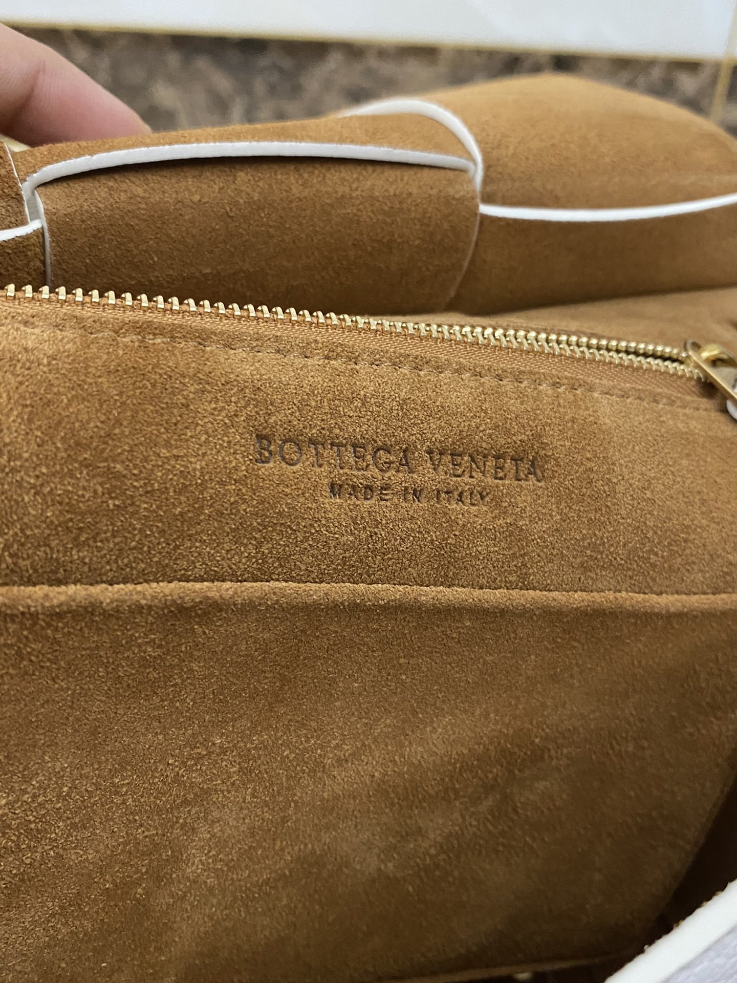 보테가 아르코 팔멜라토 토트백