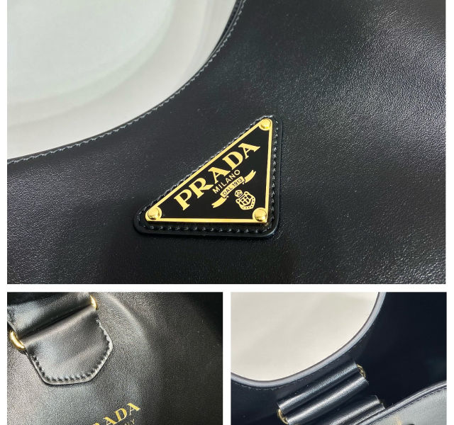 PRDA. 플라크 사피아노 레더 숄더백