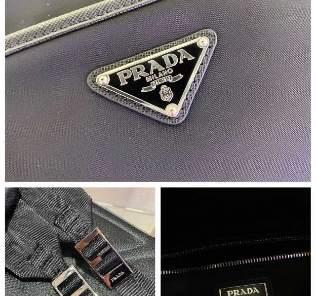 PRDA. 리나일론 사피아노 레더 백팩