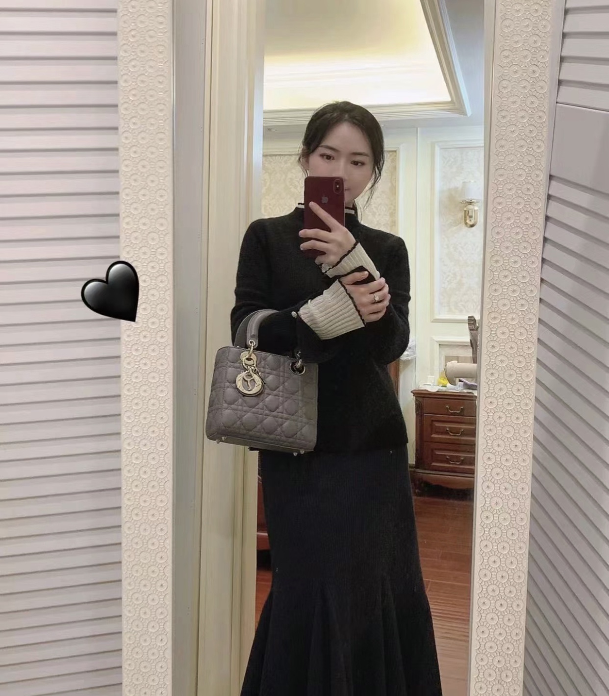 D. 레이디 디 까나쥬 양가죽 마이 ABC백