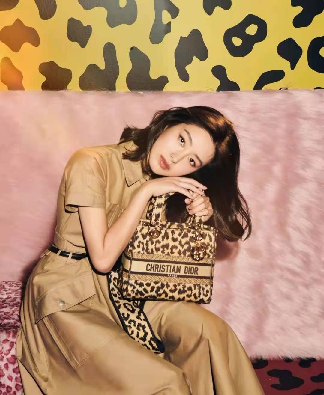 D. 레오파드 미니 레이디 D-라이트백