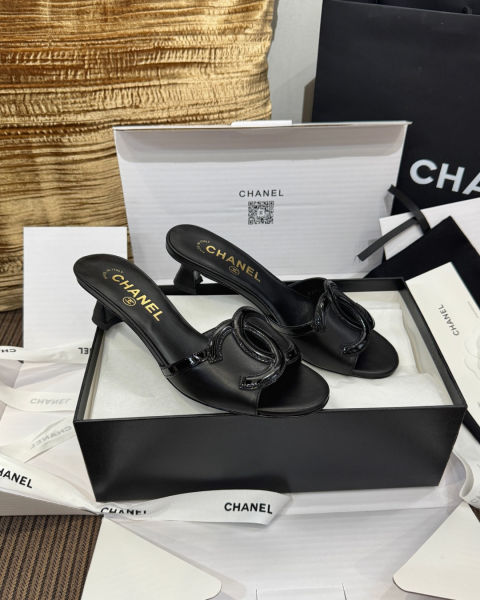 샤넬 뉴 키튼 힐 더블C 샌들 4cm(4color)