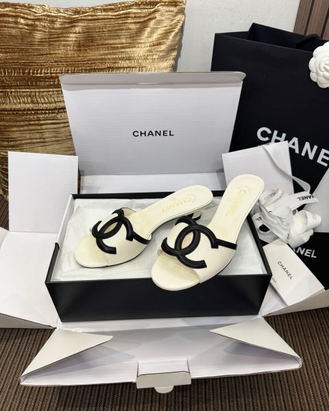 샤넬 뉴 키튼 힐 더블C 샌들 4cm(4color)