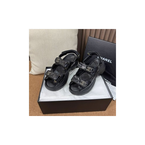 샤넬 25B 벨크로 비치 샌들(2color)