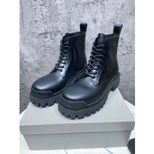 발렌시아가 스트라이크 레이스업 부츠