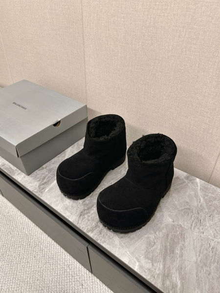발렌시아가 알래스카 로우 털 부츠(5color)