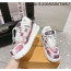 [152] L. LV 트레이너 맥시 컬러 체커보드 스니커즈 라이트 퍼플