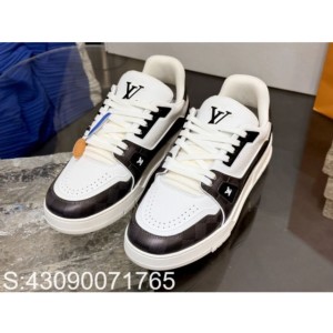 [152] L. LV 체커보드 이음 54# 스니커즈