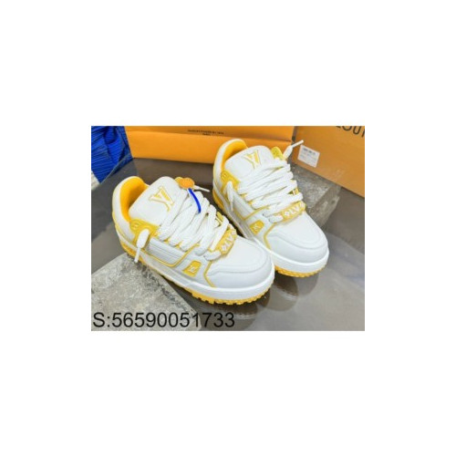 [152] L. LV 트레이너 맥시 스니커즈 옐로우